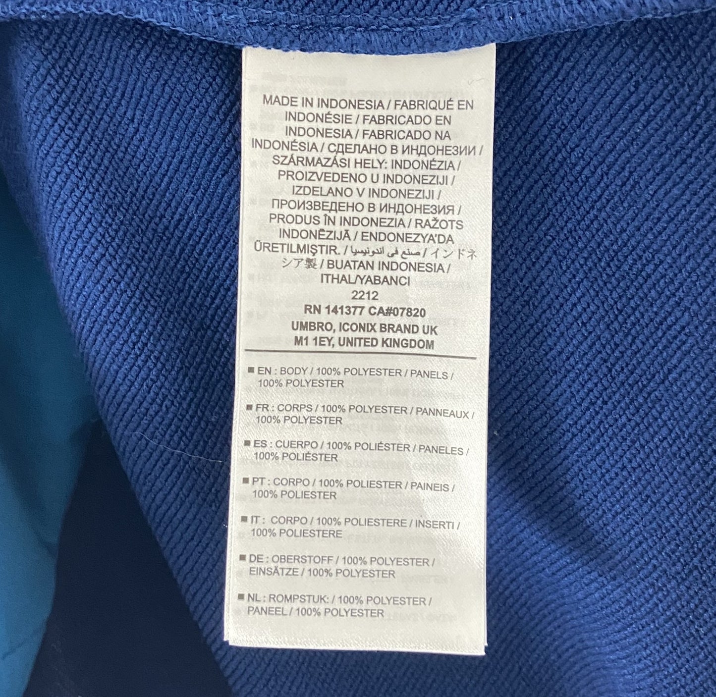 2020 2021 West Ham Umbro Football Training Track Jacket Men's Medium