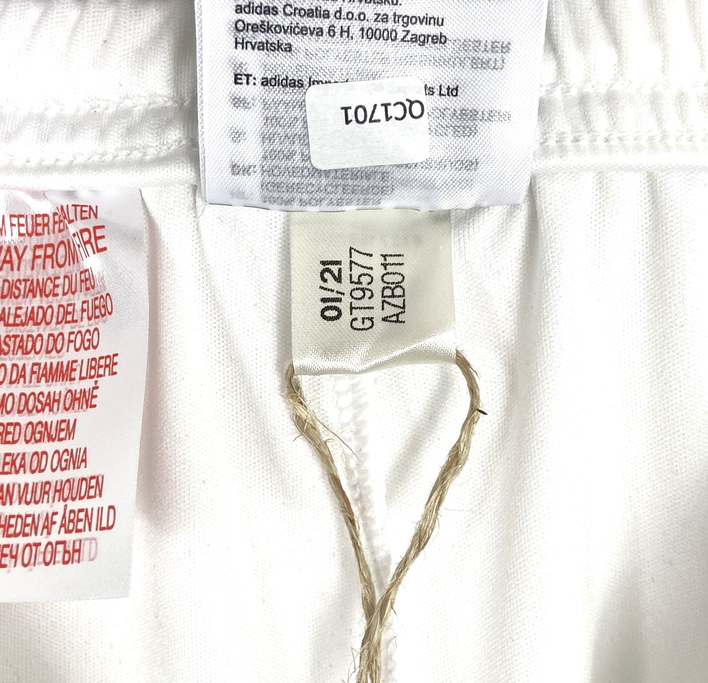 BNWT 2021 2022 Ajax Adidas Home Football Shorts Kids 13-14 Years