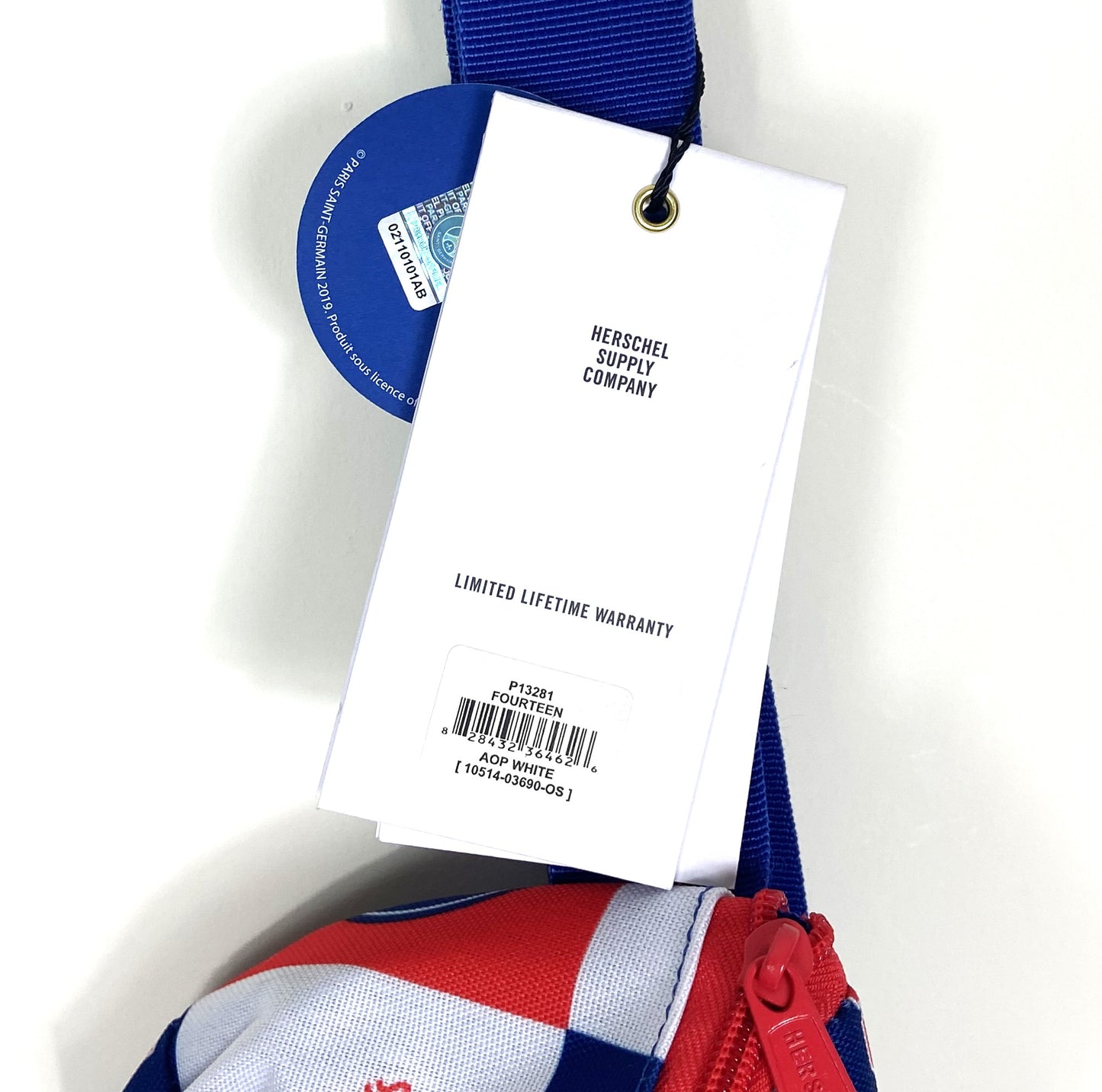 BNWT 2019 2020 Paris Saint-Germain x Herschel Supply Co Fourteen Football Bum Bag