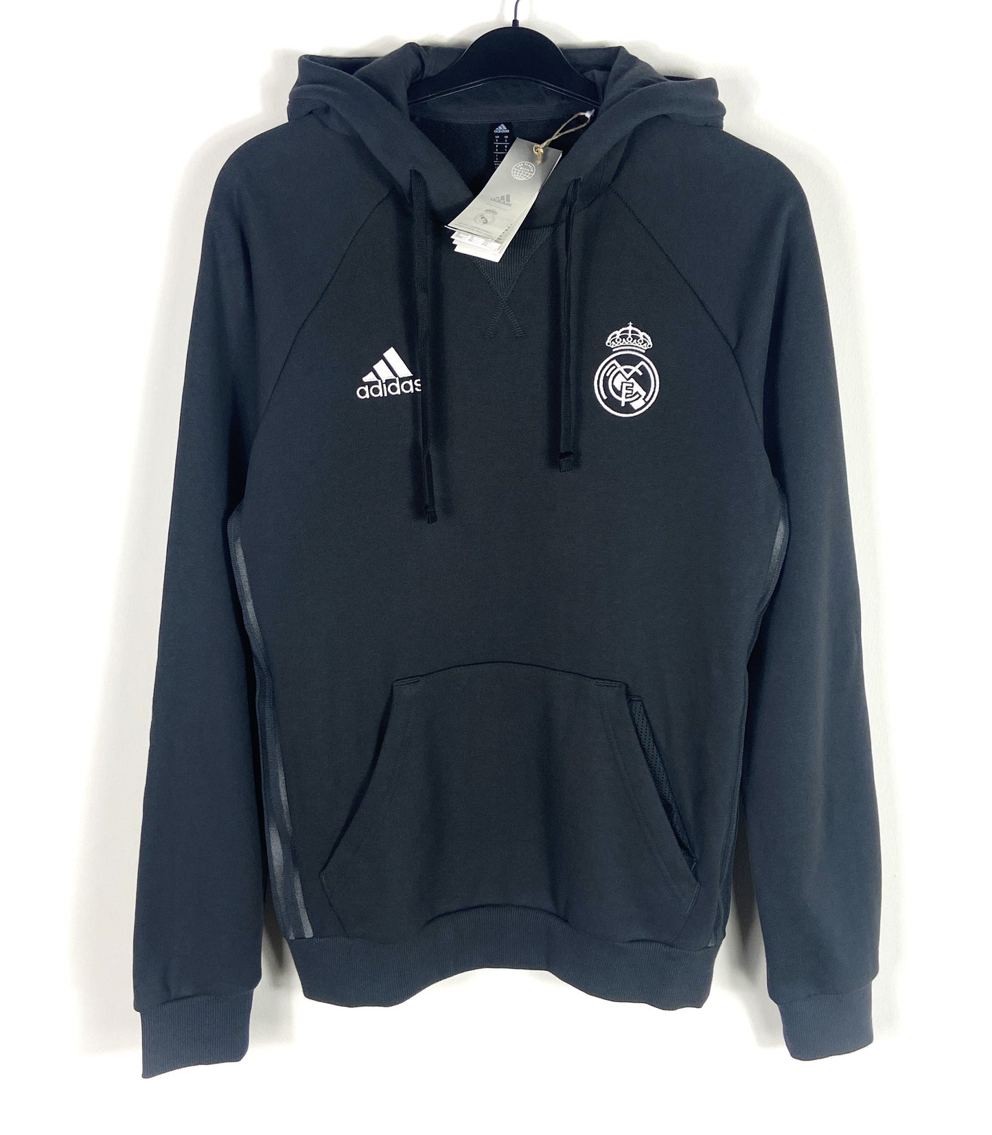 BNWT 2021 2022 Real Madrid Adidas Football Travel Hoodie Men's Small