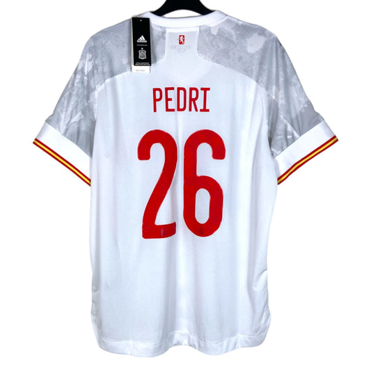 BNWT 2020 2021 Spain Adidas Away Player Issue Football Shirt PEDRI 26 Men's XL
