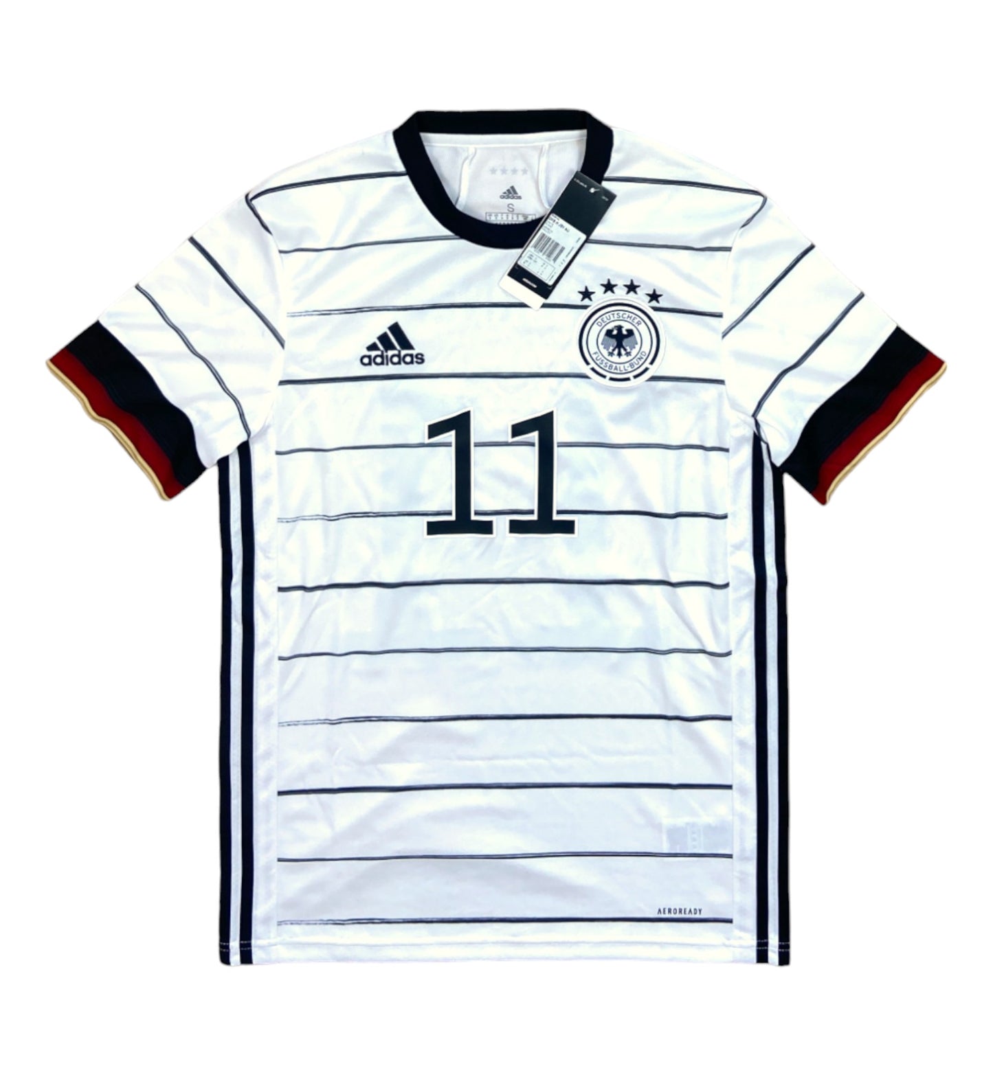 BNWT 2020 2021 Germany Adidas Home Football Shirt WERNER 11 Men's Small