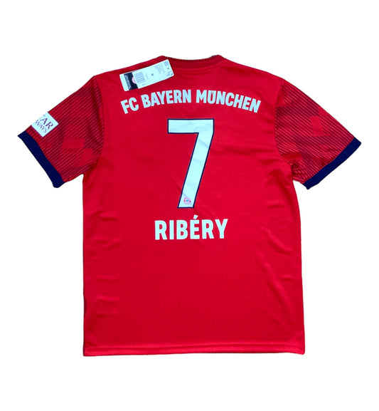 BNWT 2018 2019 Bayern Munich Adidas Home Football Shirt RIBERY 7 Men's Medium