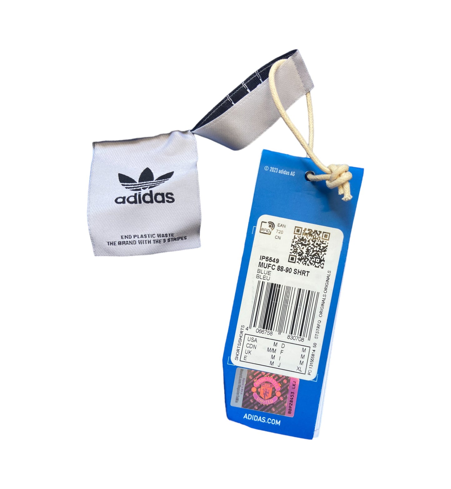 BNWT 2023 Manchester United Adidas 1988-90 Re-issue Football Shorts Mens Sizes