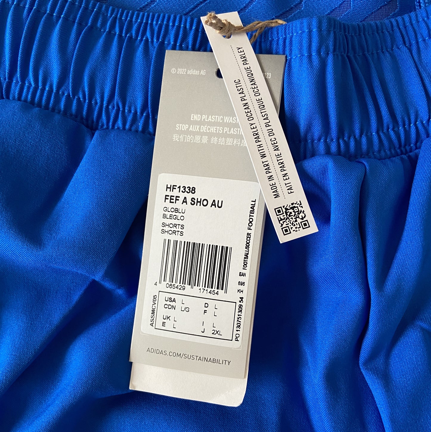 BNWT 2022 2023 Spain Adidas Away Player Issue Football Shorts Men's Large