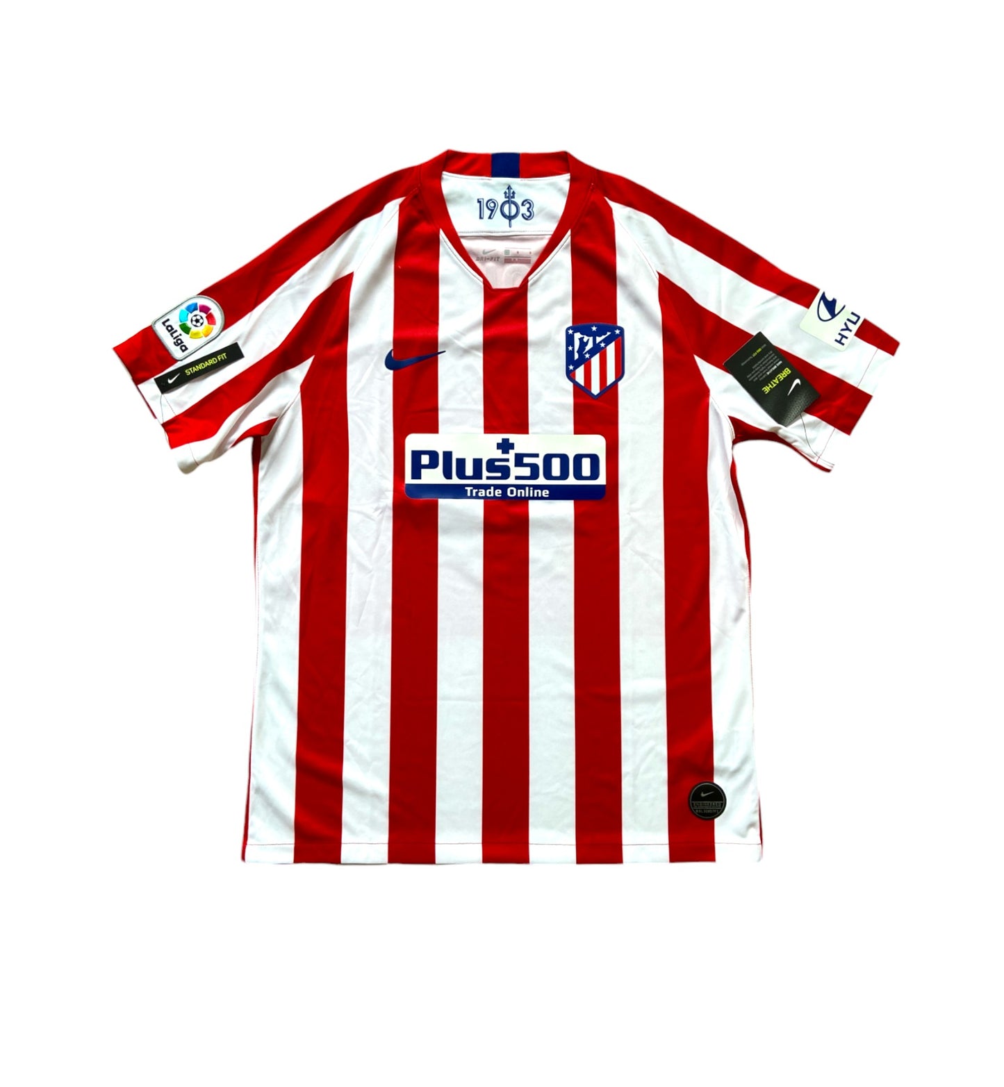 2019 2020 Atletico Madrid Nike Home Football Shirt KOKE 6 Men's Large