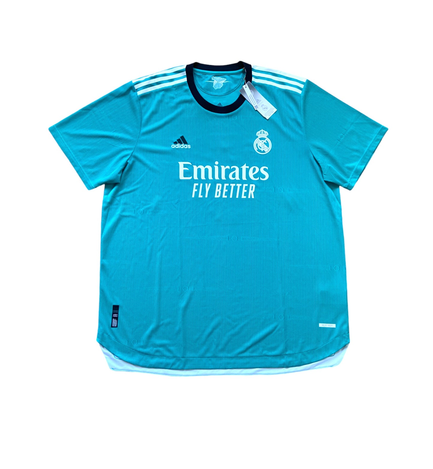 BNWT 2021 2022 Real Madrid Adidas Third Player Issue Football Shirt BENZEMA 9 Men's XXL