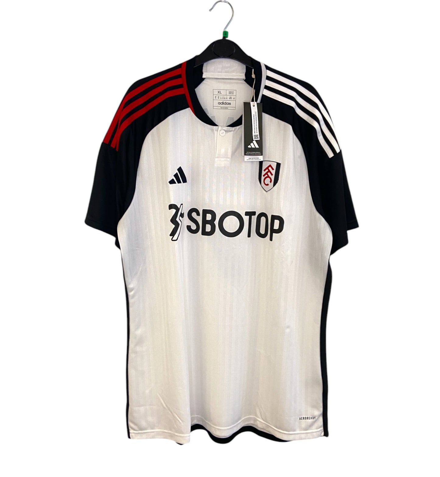 BNWT 2023 2024 Fulham Home Adidas Football Shirt RAUL 7 Men's XL