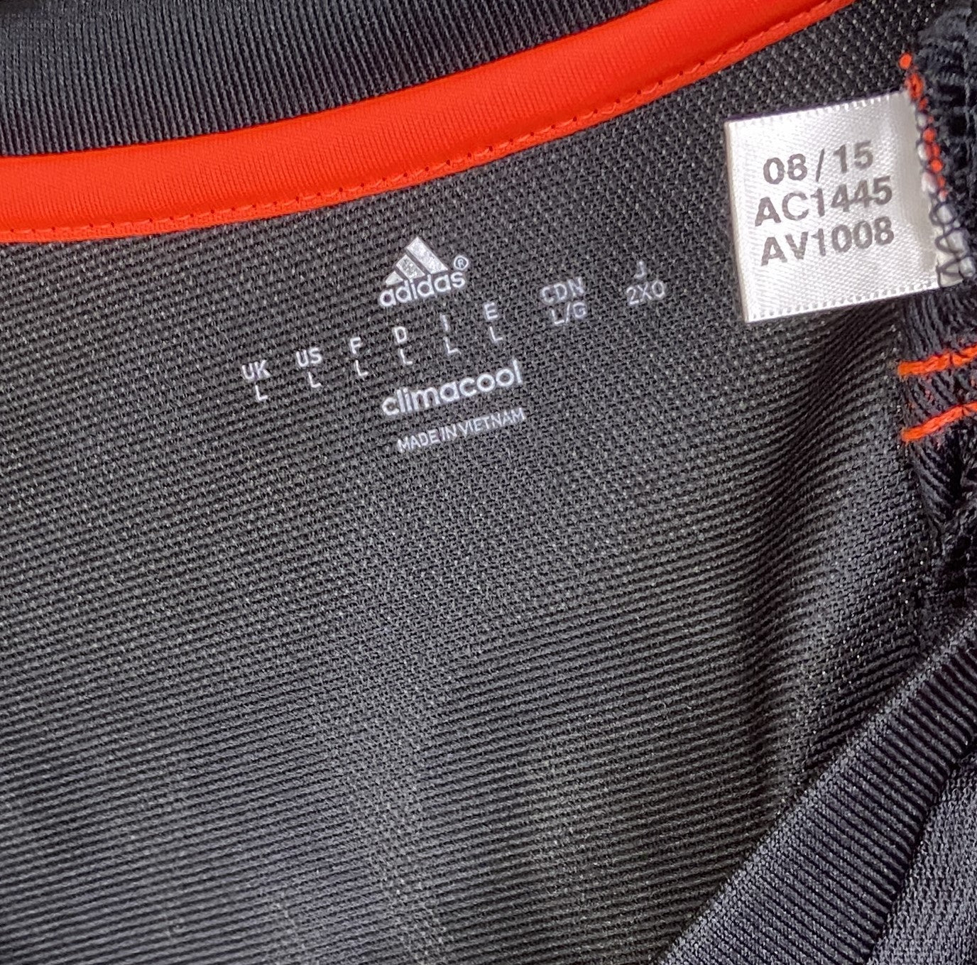2015 2016 Manchester United Adidas Third Football Shirt ROONEY 10 Men's Large