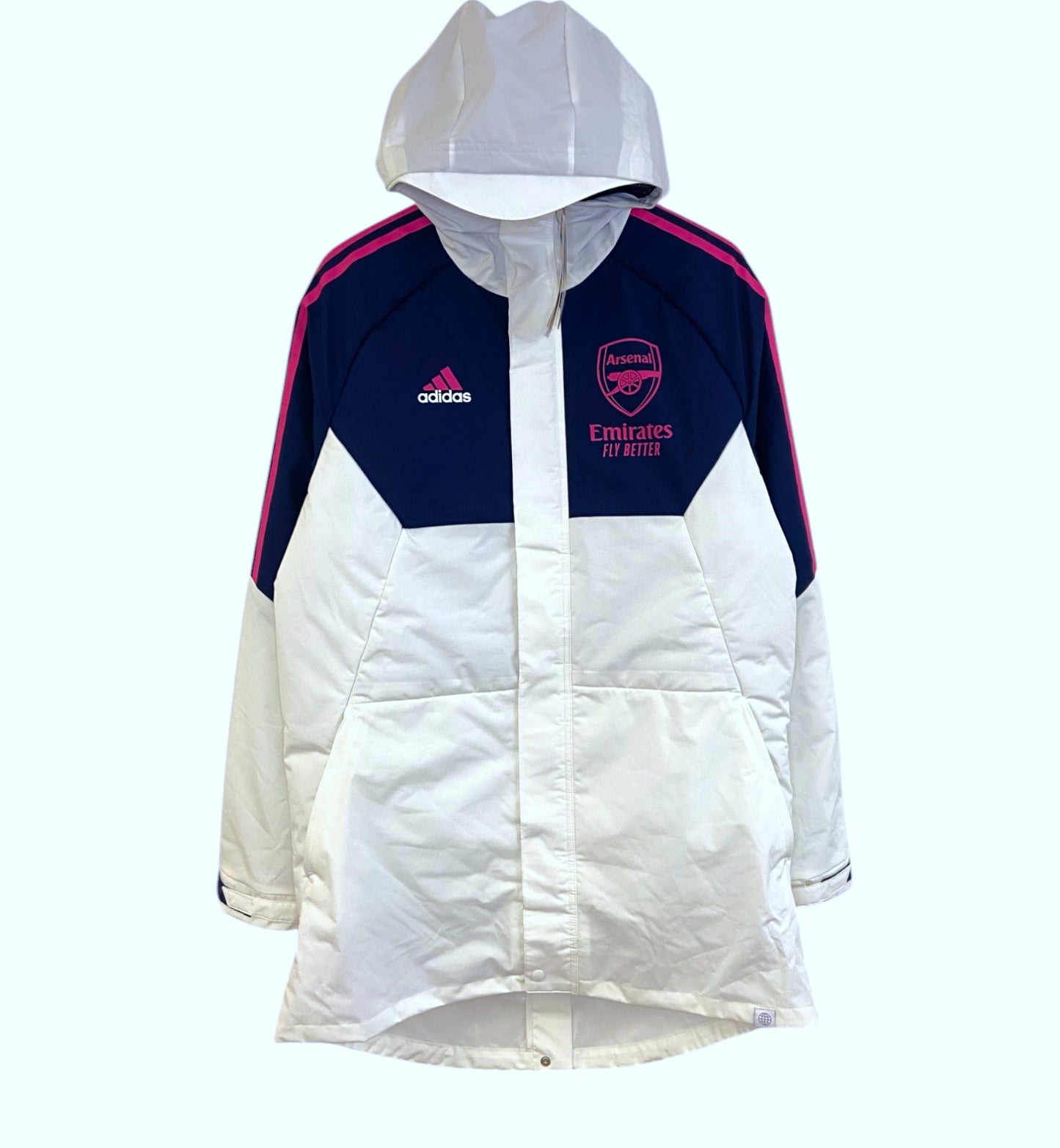 BNWT 2022 2023 Arsenal Adidas Stadium Football Parka Coat Men's Sizes