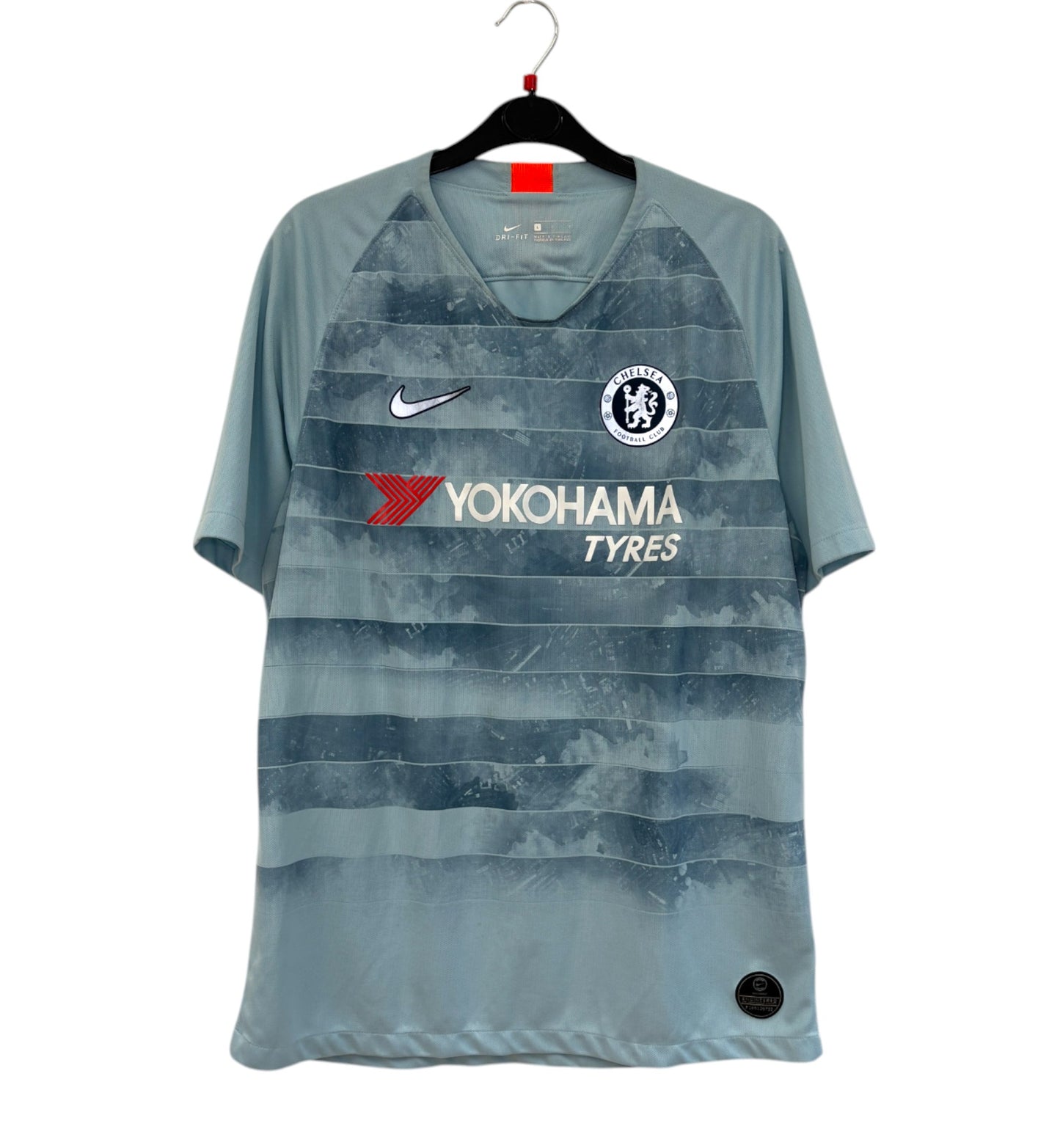 2018 2019 Chelsea Nike 3rd Football Shirt HAZARD 10 Mens Large