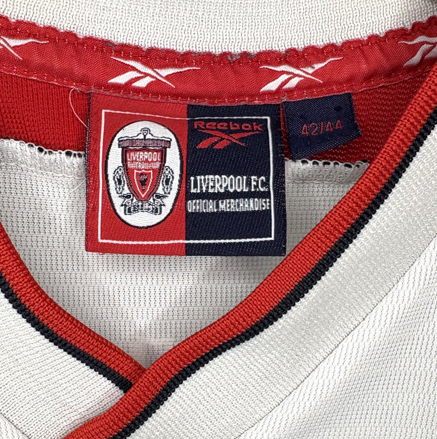 1998 1999 Liverpool Reebok Away Football Shirt FOWLER 9 Men's Large