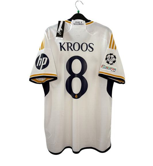 BNWT 2023 2024 Real Madrid Adidas Home Football Shirt KROOS 8 Men's XL