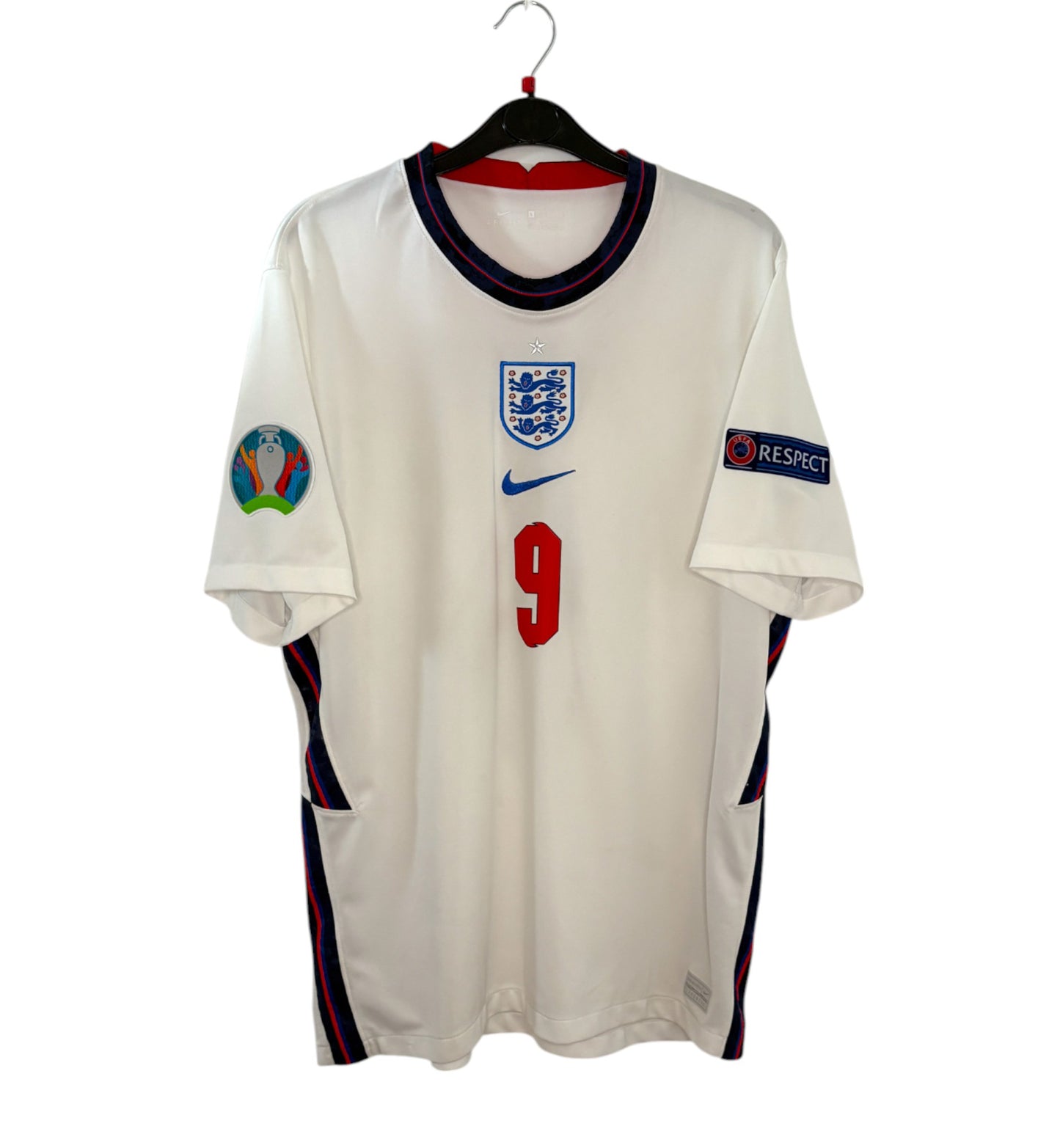 2020 2021 England Nike Home Football Shirt KANE 9 Men's Large