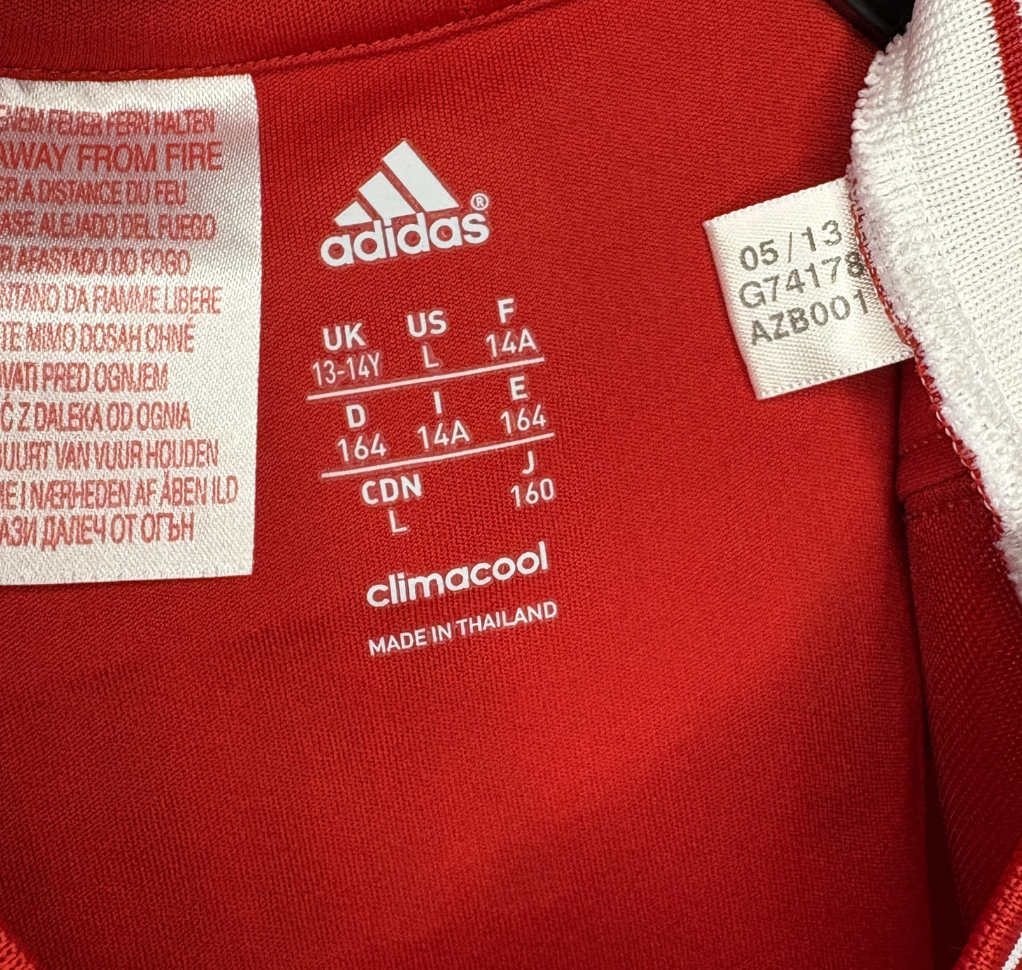 2013 2014 Bayern Munich Adidas Home Football Shirt GOTZE 19 Kids 13-14 Years
