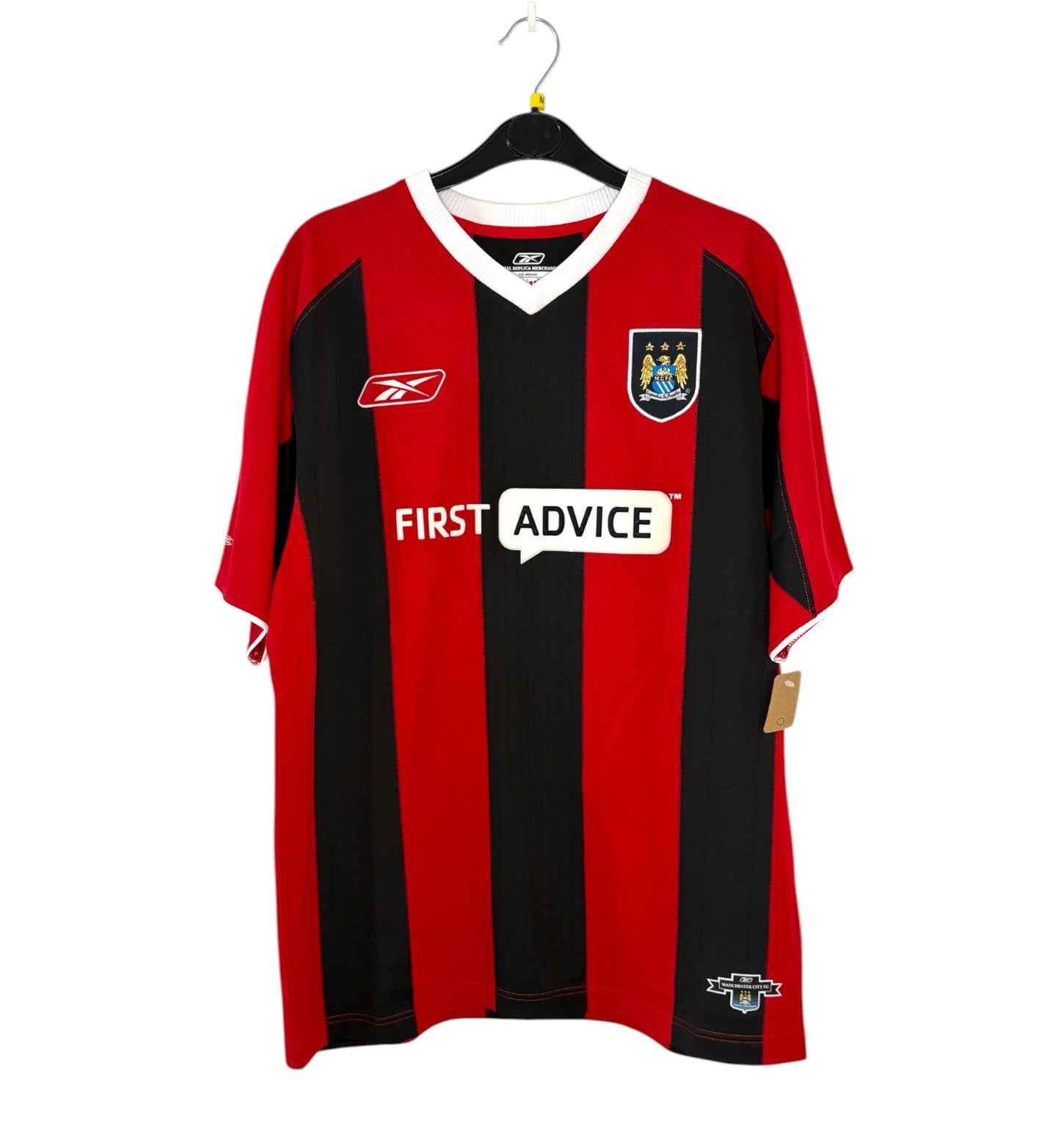 2003 2004 Manchester City Reebok Away Football Shirt WRIGHT-PHILLIPS 29 Men's Medium