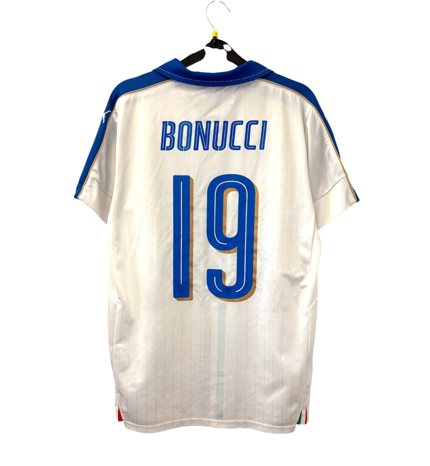 2016 2017 Italy Puma Away Football Shirt BONUCCI 19 Men's Medium
