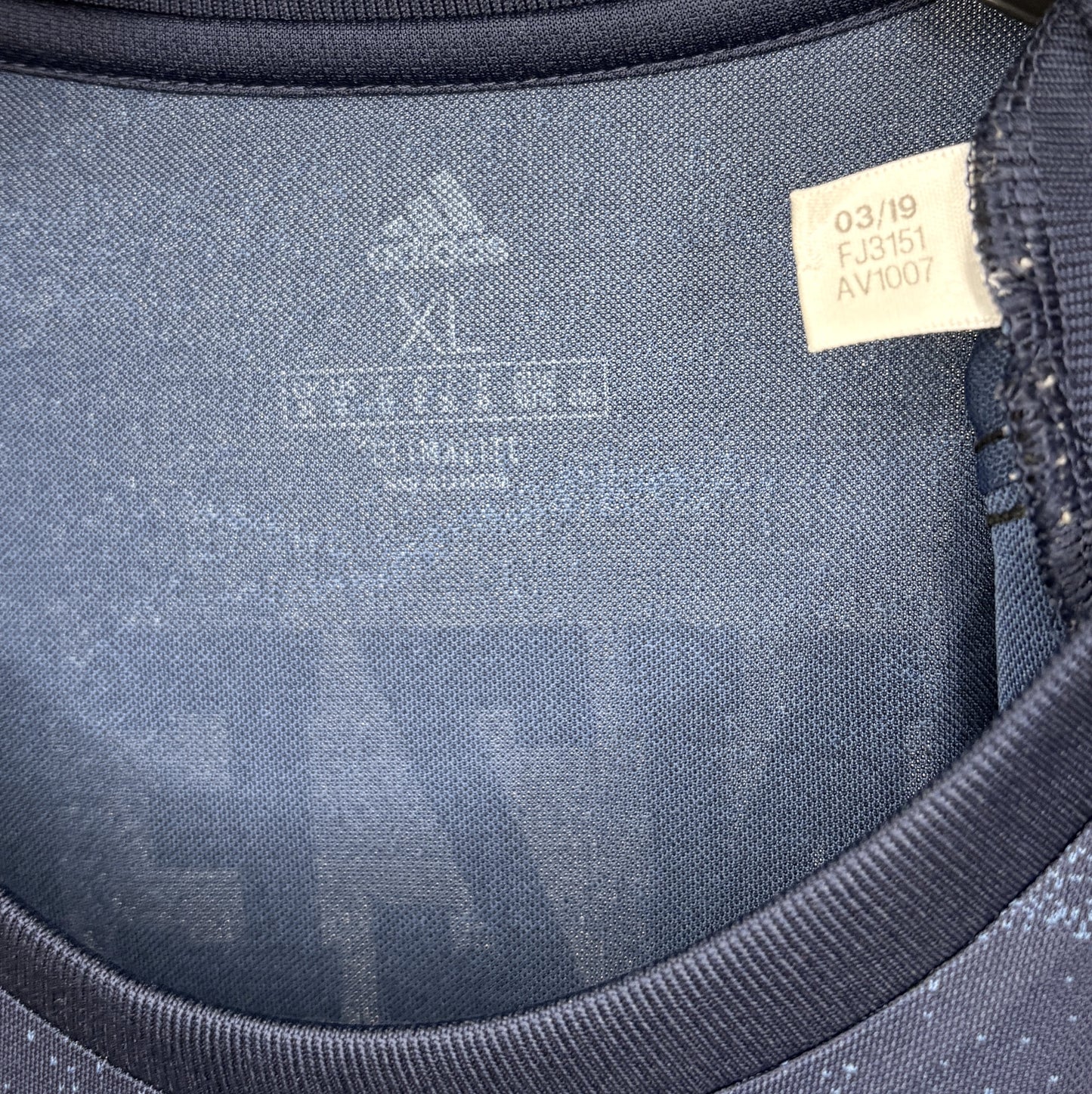 2019 2020 Real Madrid Adidas Away BENZEMA 9 Football Shirt Men's Large