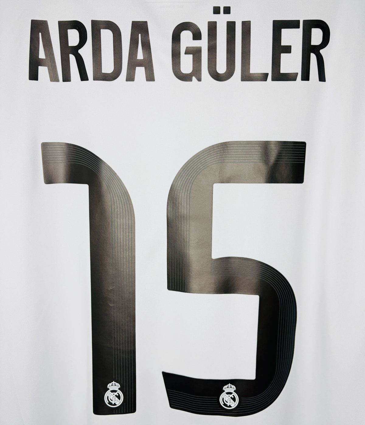 2025 2026 Real Madrid Adidas Home Football Shirt ARDA GULER 15 Men's Large