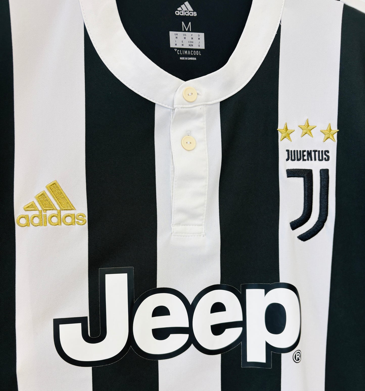 2017 2018 Juventus Adidas Home Football Shirt DYBALA 10 Men's Medium