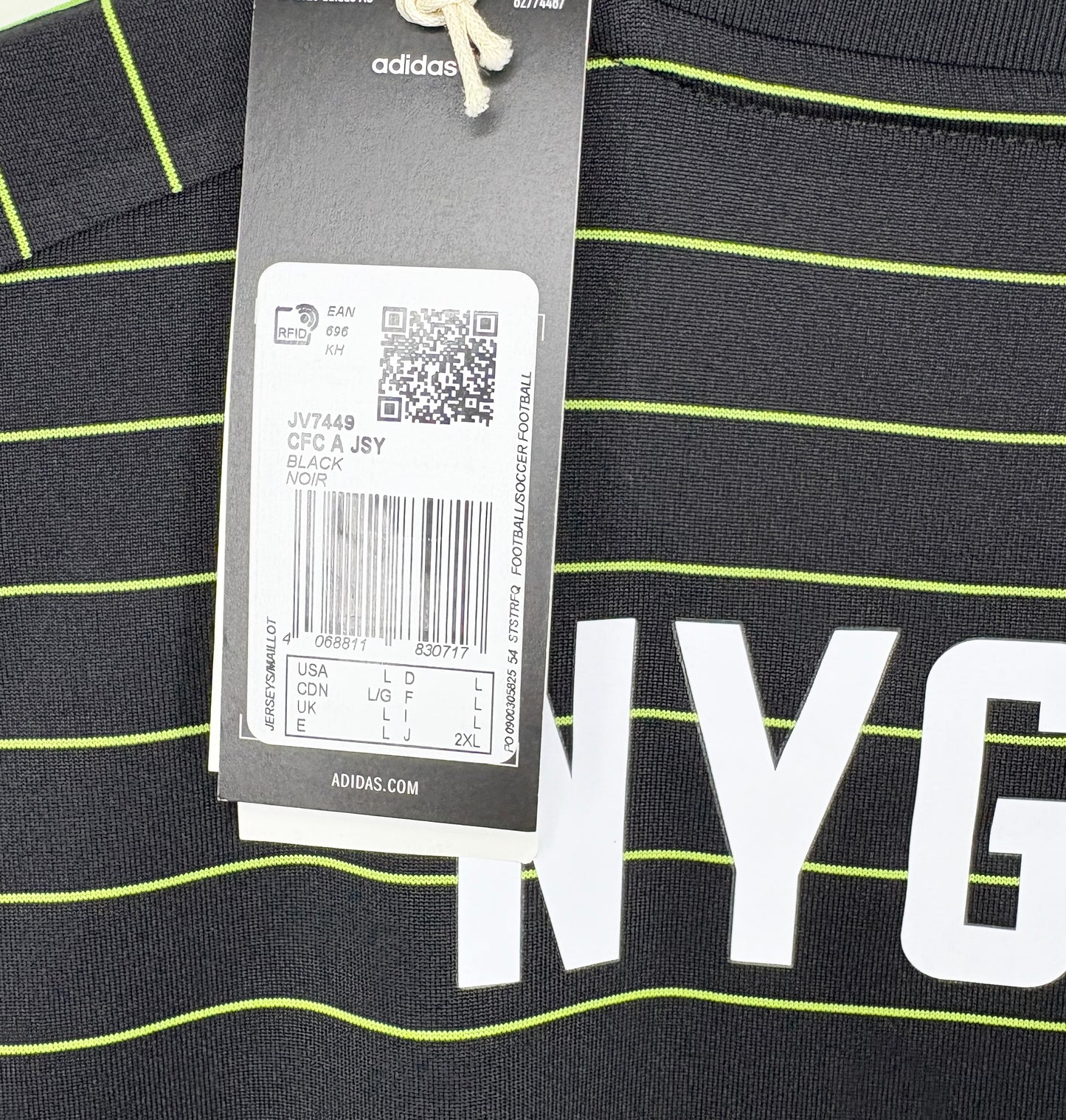 BNWT 2025 2026 Celtic Adidas Away Football Shirt NYGREN 8 Men's Large