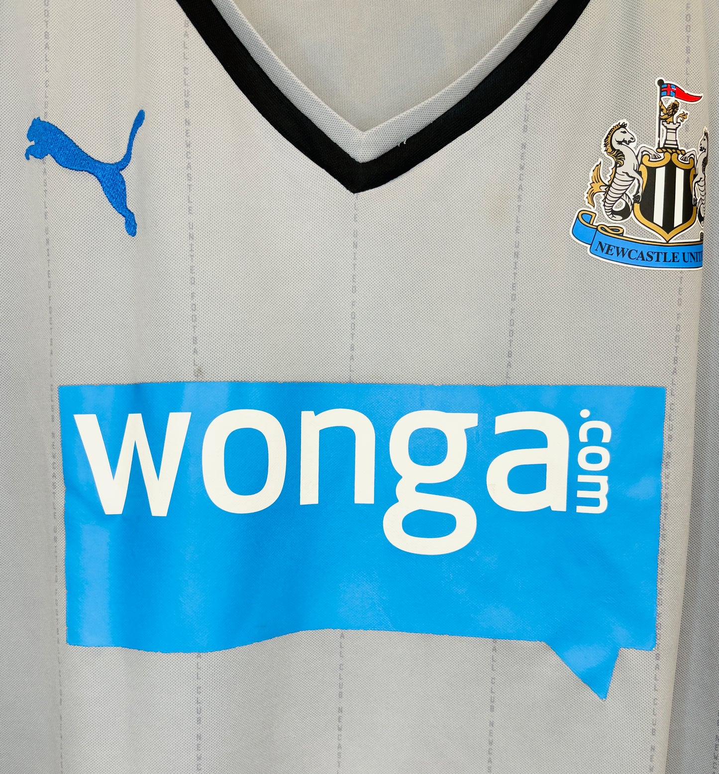 2014 2015 Newcastle Puma Away Football Shirt CISSE 9 Mens Large