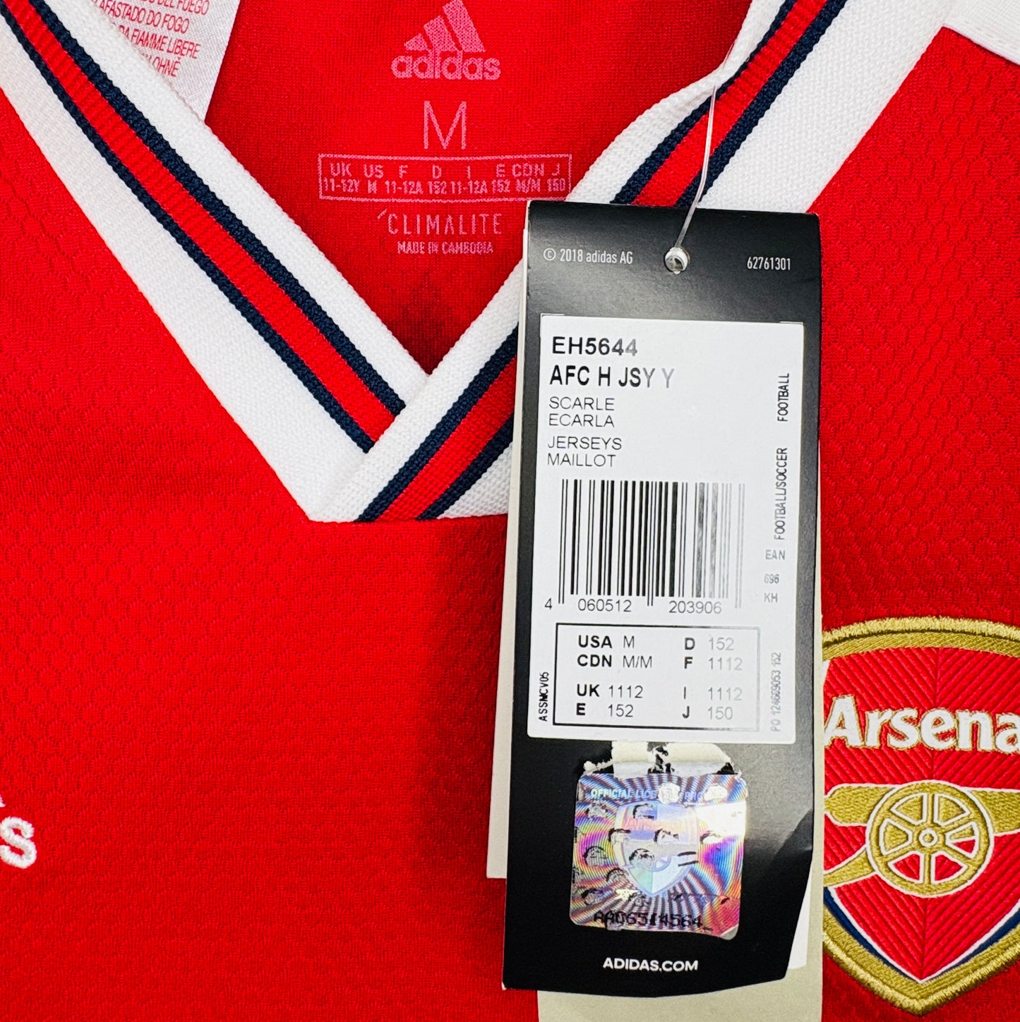 2019 2020 Arsenal Adidas Away Football Shirt SAKA 77 Kids 11-12 years