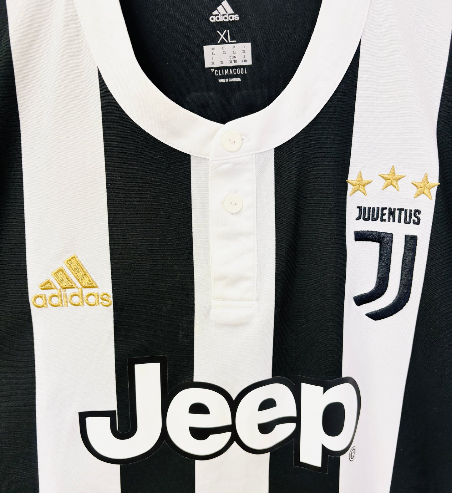 2017 2018 Juventus Adidas Home Football Shirt DYBALA 10 Men's XL