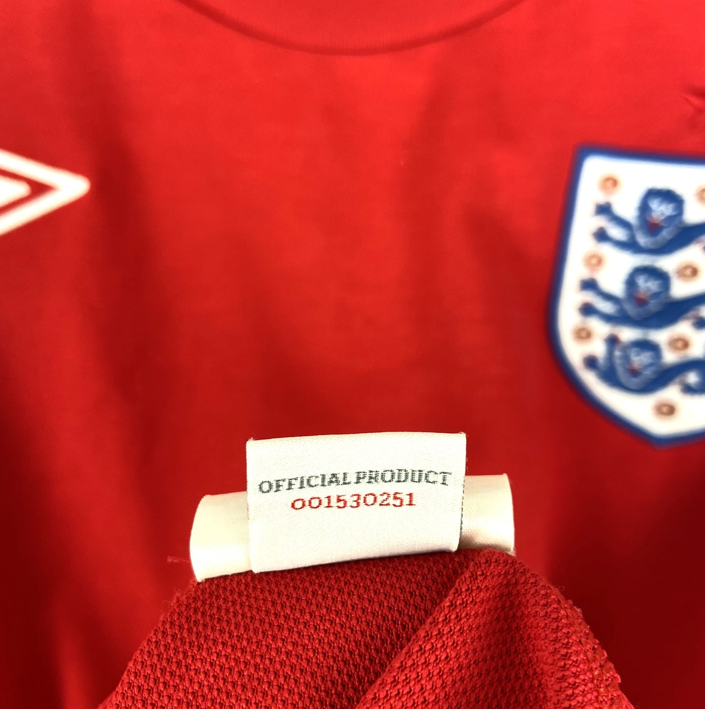 2010 2011 England Umbro Away Football Shirt Men's Large