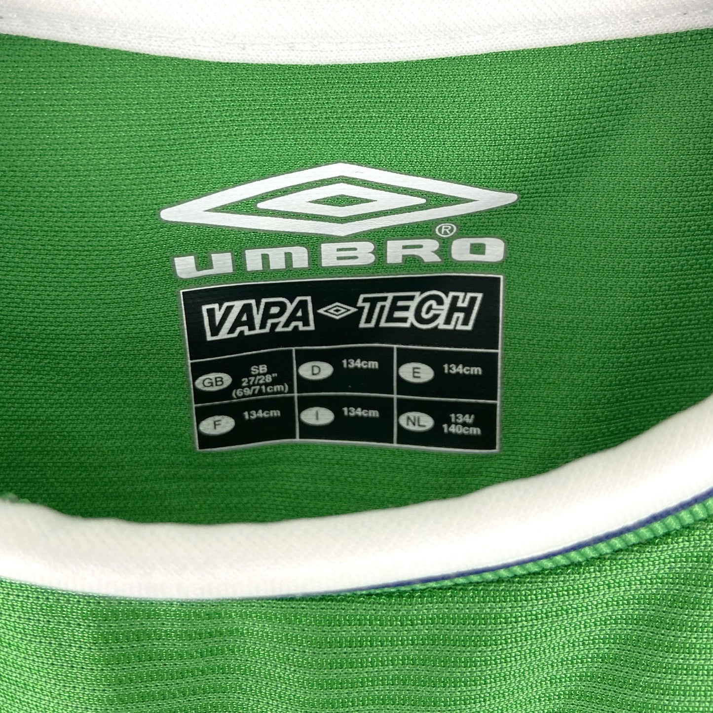 2001 2003 Republic of Ireland Umbro Home Football Shirt Kids 8-10 years
