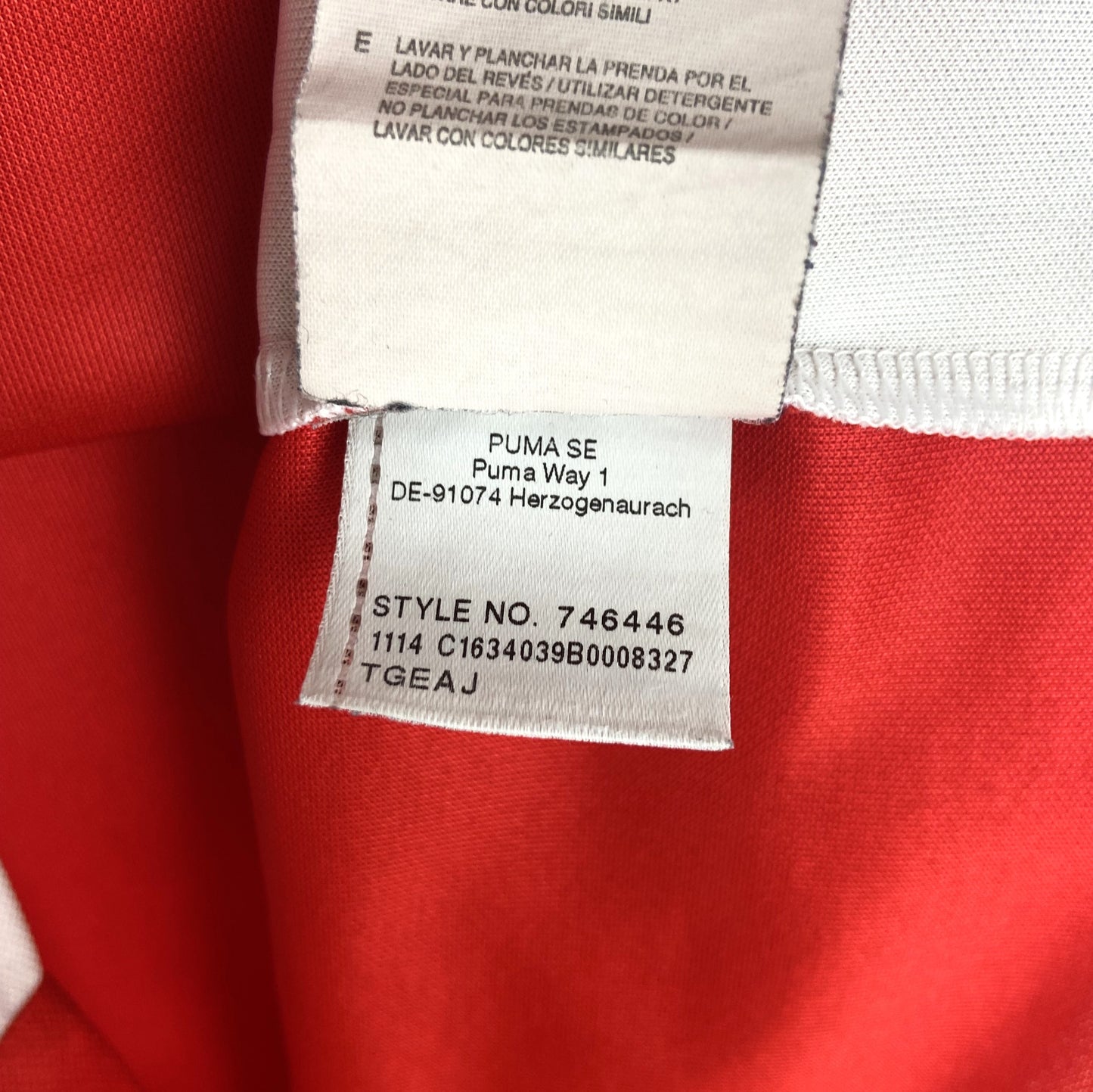 2014 2015 Arsenal Puma Home Football Shirt Men's Small