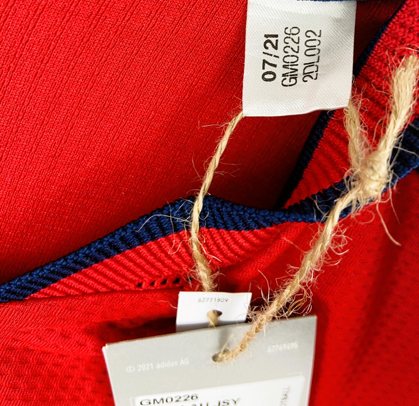 BNWT 2021 2022 Arsenal Adidas Home Player Issue Football Shirt Men's XS