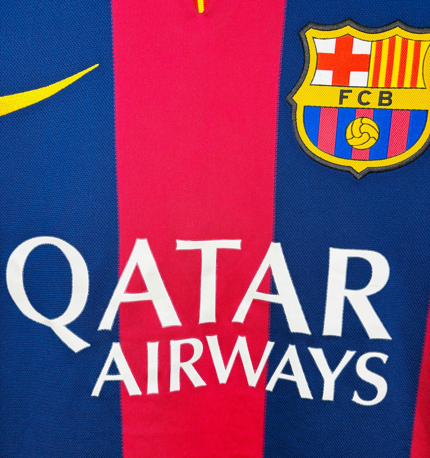 2014 2015 Barcelona Nike Home Football Shirt MESSI 10 Men's Medium