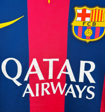 2014 2015 Barcelona Nike Home Football Shirt MESSI 10 Men's Medium