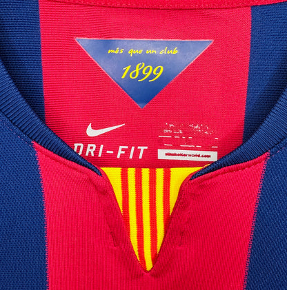 2014 2015 Barcelona Nike Home Football Shirt MESSI 10 Men's Medium