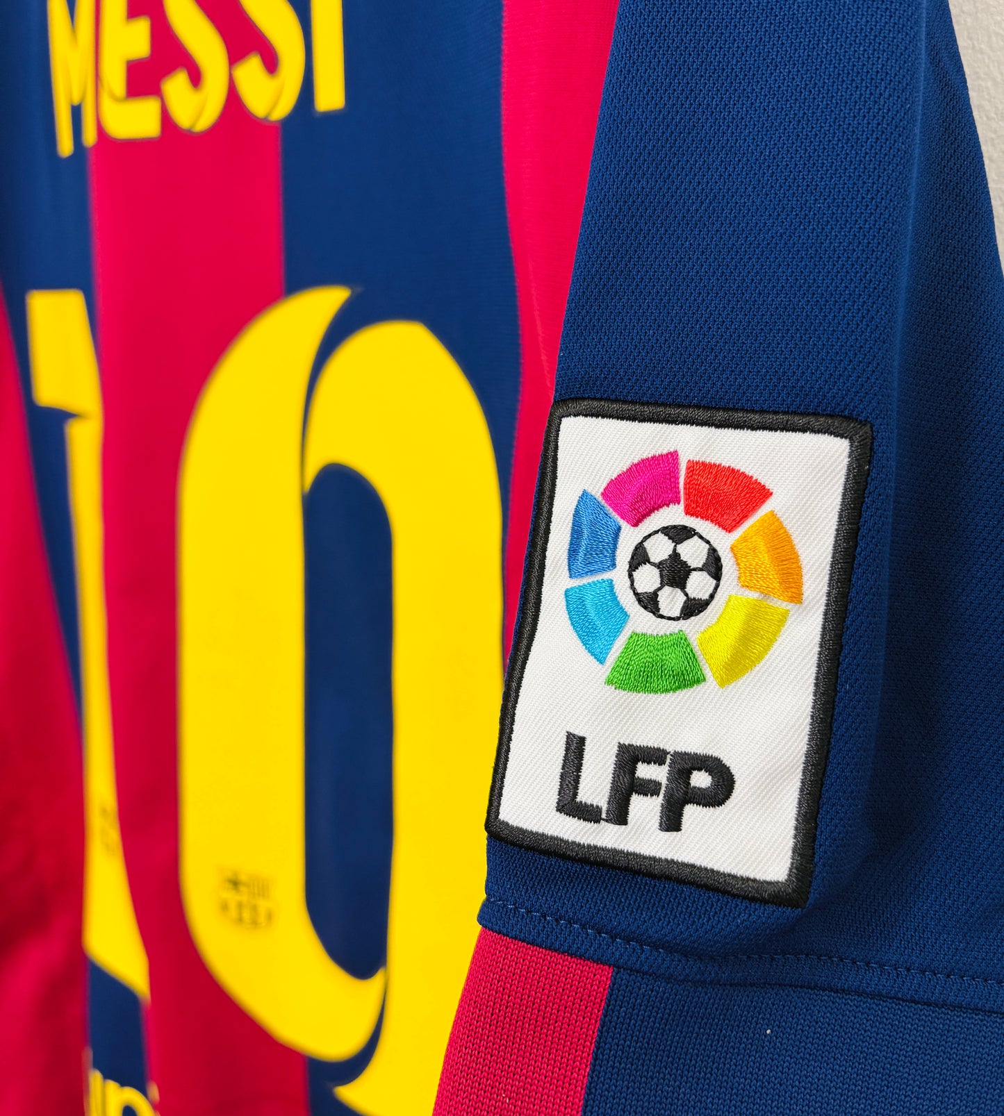 2014 2015 Barcelona Nike Home Football Shirt MESSI 10 Men's Medium