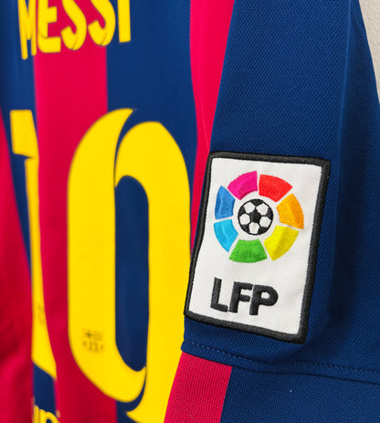 2014 2015 Barcelona Nike Home Football Shirt MESSI 10 Men's Medium