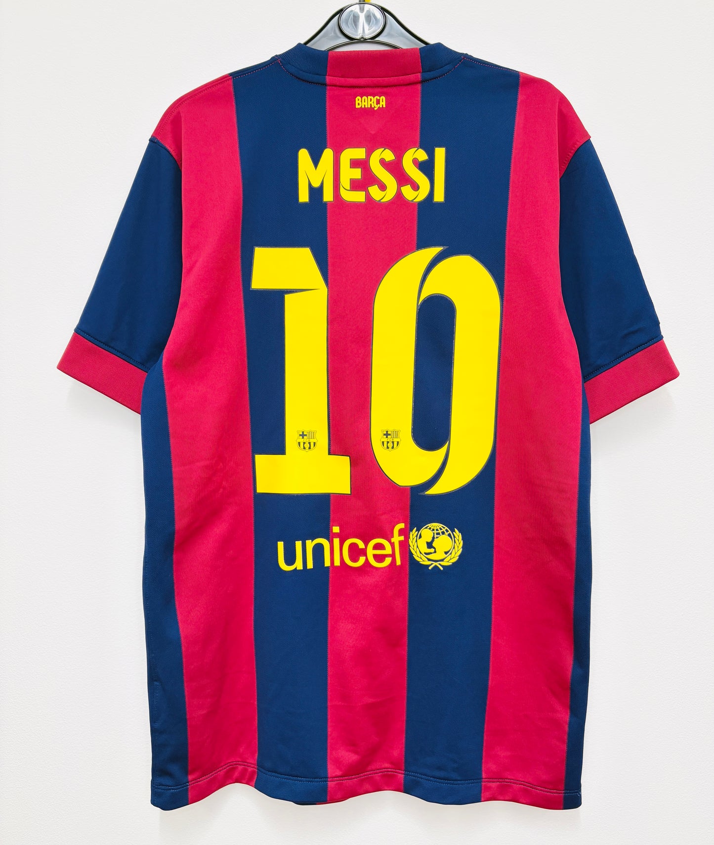 2014 2015 Barcelona Nike Home Football Shirt MESSI 10 Men's Medium