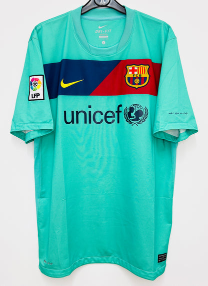2010 2011 Barcelona Nike Away Football Shirt MESSI 10 Men's Large