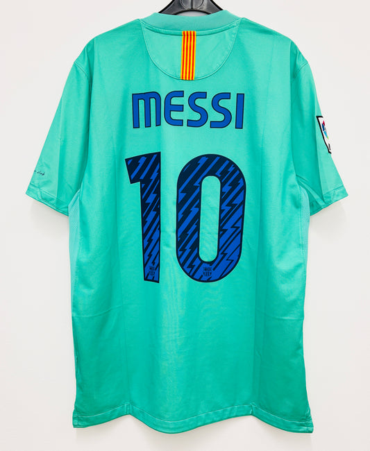 2010 2011 Barcelona Nike Away Football Shirt MESSI 10 Men's Large