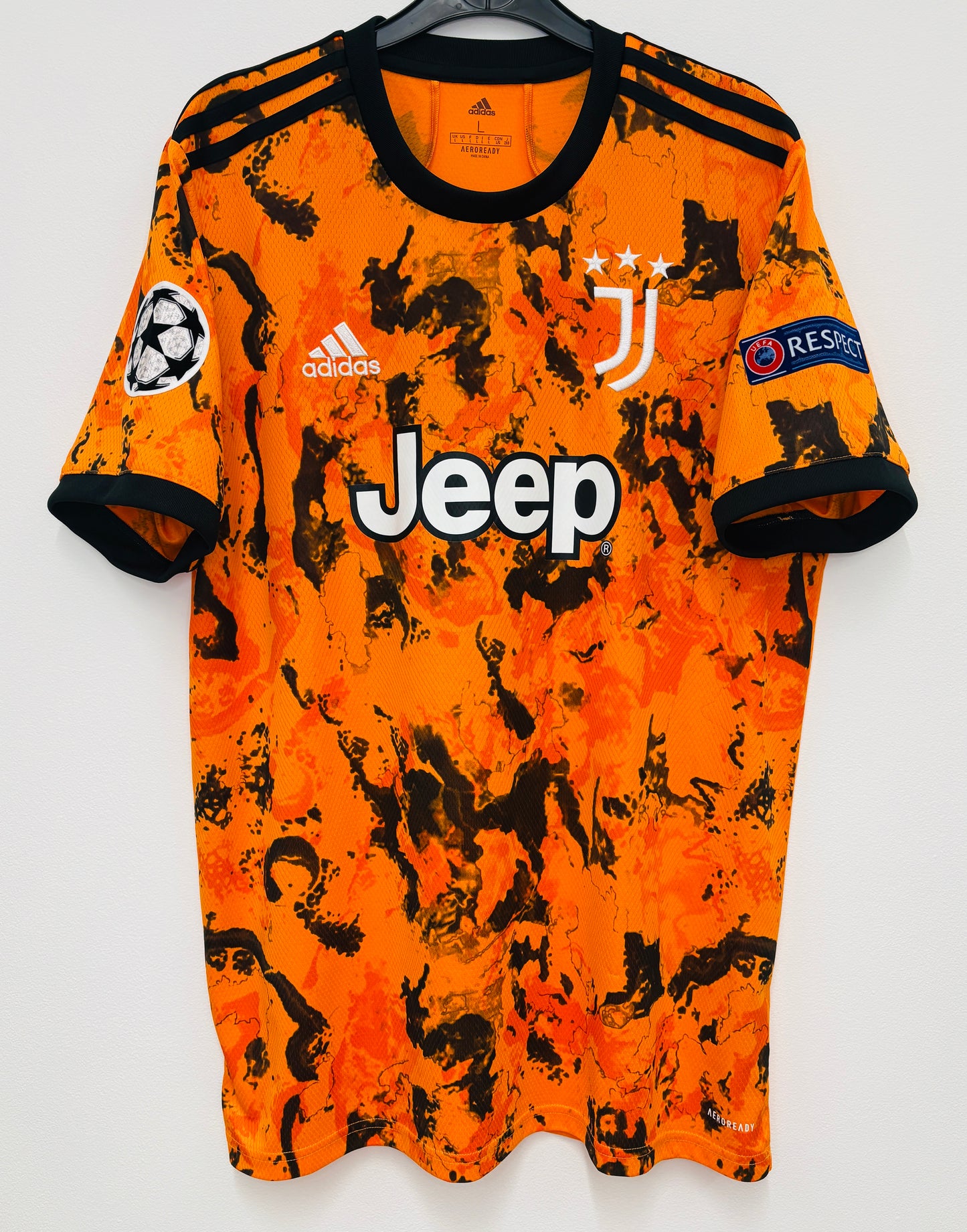 2020 2021 Juventus Adidas 3rd UCL Football Shirt RONALDO 7 Men's Large