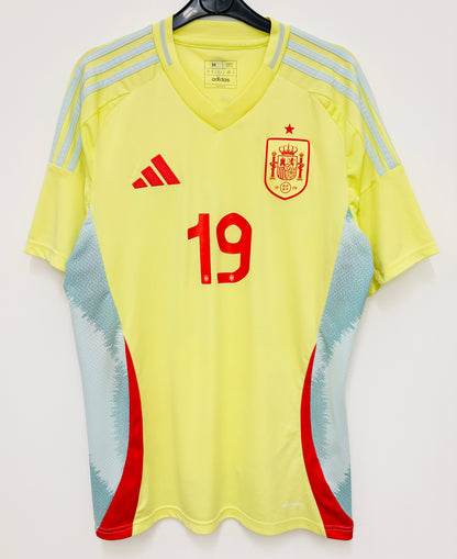 2024 2025 Spain Adidas Away Football Shirt LAMINE YAMAL 19 Mens Medium