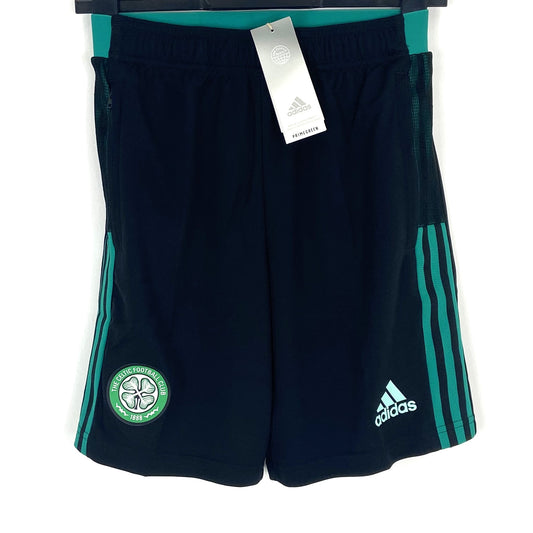 BNWT 2021 2022 Celtic Adidas Training Football Shorts Kids 13-14 Years