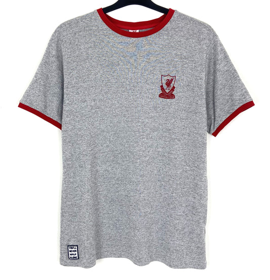 1989 Liverpool FC Retro Football T-Shirt Men's Large