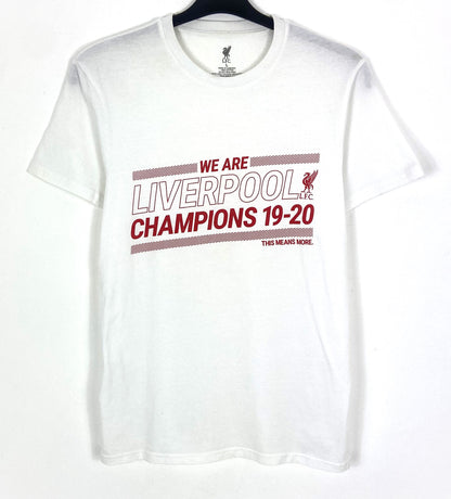 2019 2020 Liverpool Champions Football TEE Men's Large