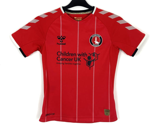 2019 2020 Charlton Hummel Home Football Shirt Kids 12-13 Years