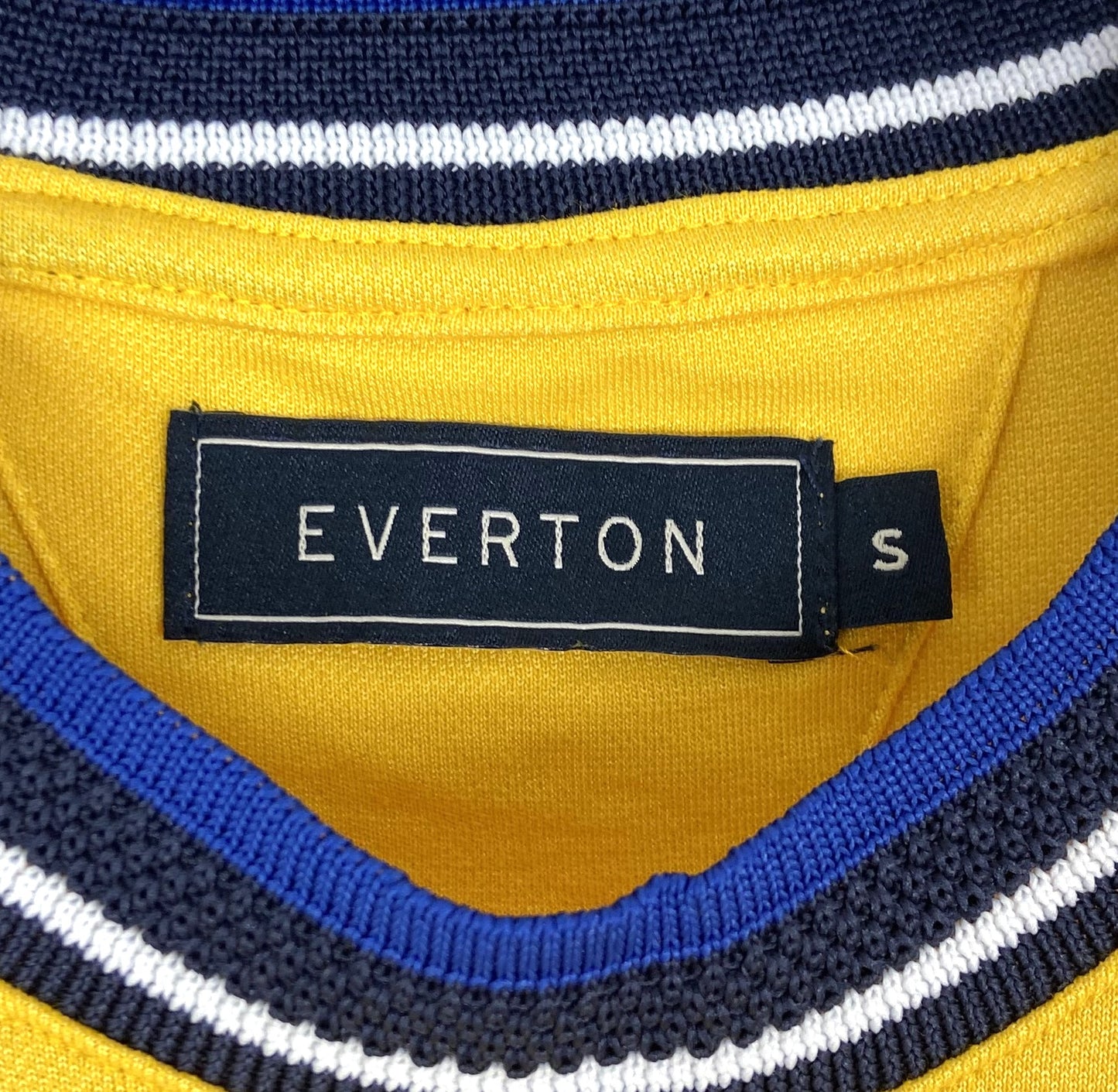 2022 2023 Everton Yellow Football TEE Men's Small