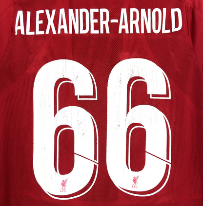 2019 2020 Liverpool New Balance Home Football Shirt Alexander-arnold 66 Kids 13-14 Years