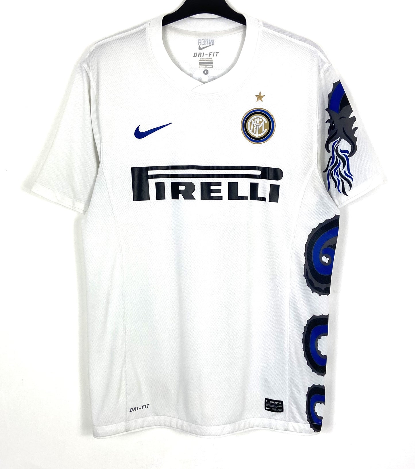 2010 2011 Inter Milan Nike Away Football Shirt ETO'O 9 Men's Large