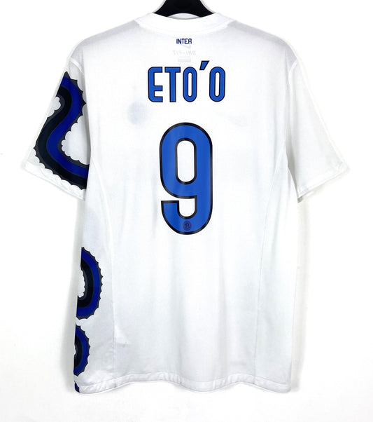 2010 2011 Inter Milan Nike Away Football Shirt ETO'O 9 Men's Large